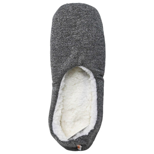 M/L Gry Slippers Heathered C/P 60
