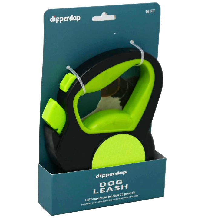 REFLECTIVE 16FT RETRACTABLE LEASH C/P 12