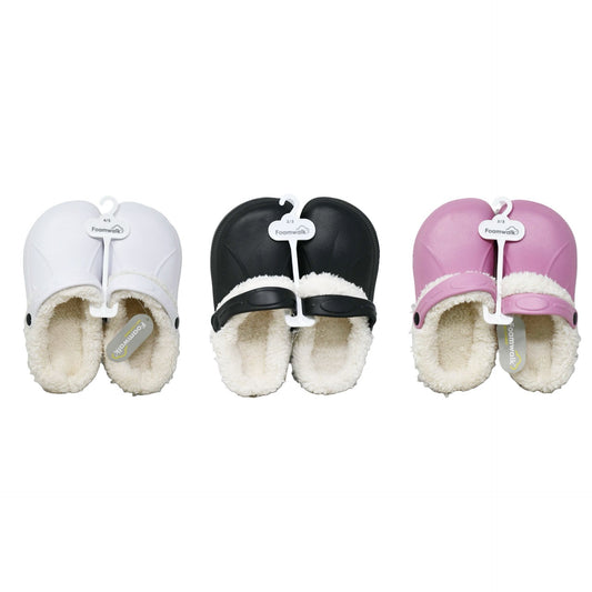 GIRLS SOLID CLOGS wSHERPA LINING ASST COLOR/SIZE C/P 36
