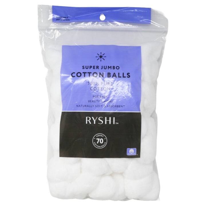 70ct Cotton Balls Super JumboC/P 24