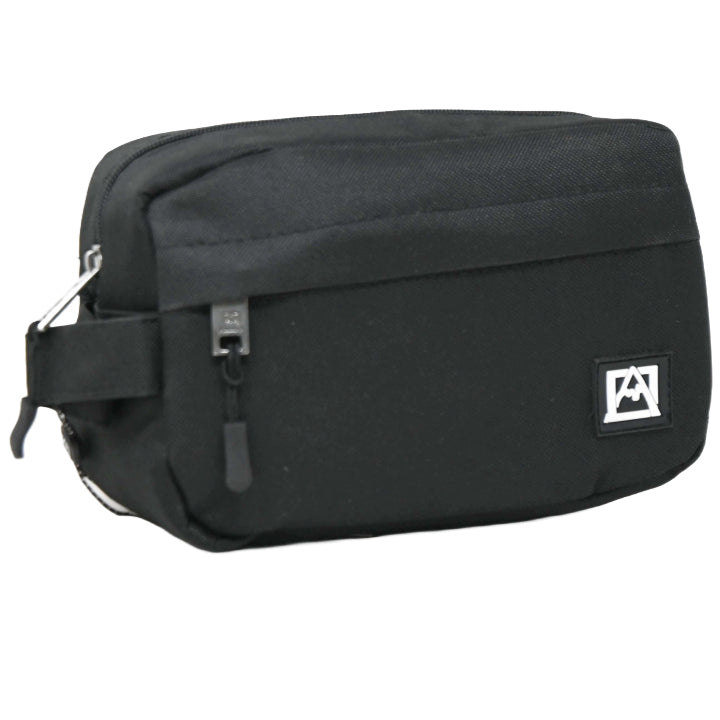 *OUTSIDE OF CA* SMALL BLK MEN TOILETRY BAG C/P 30