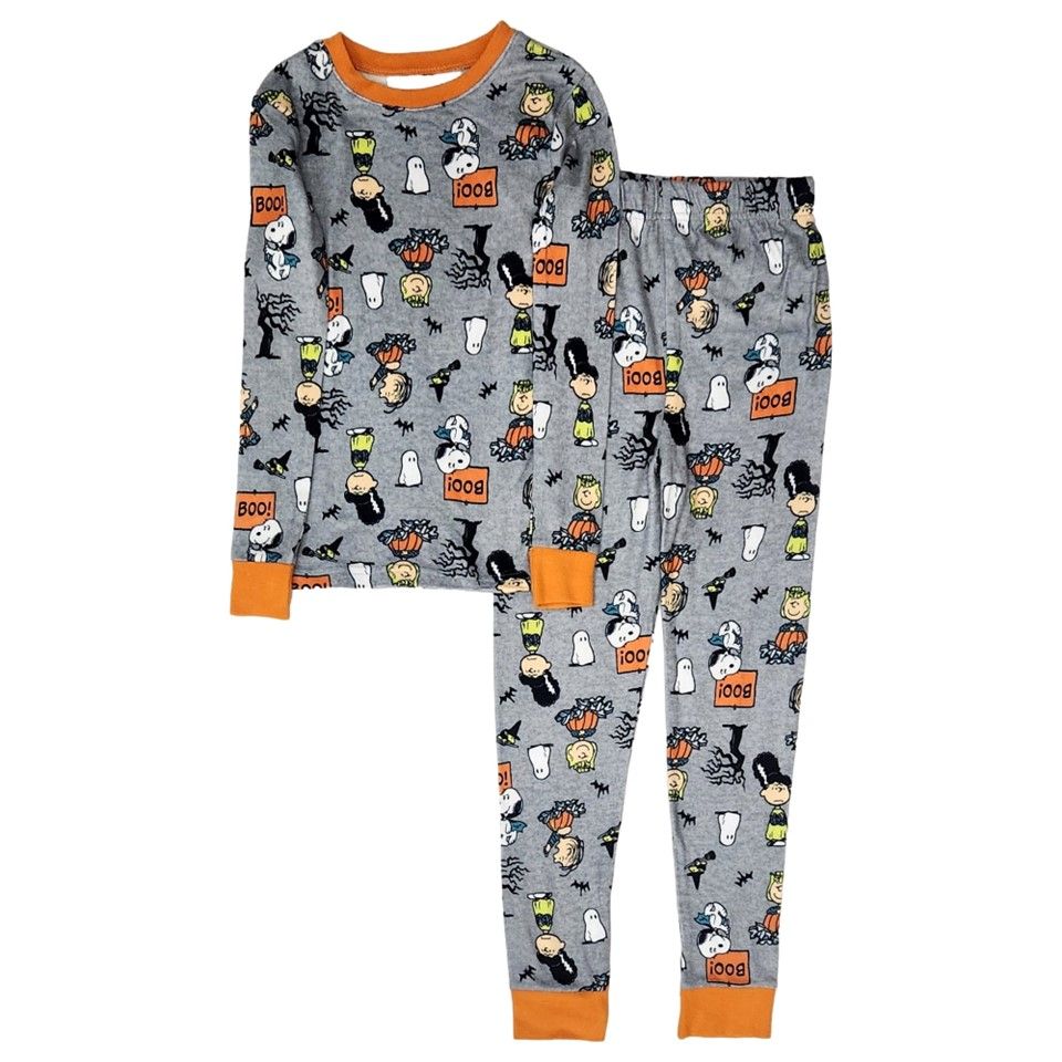 2pc SPOOKY SNOOPY PAJAMA SET ASST SIZE C/P 7