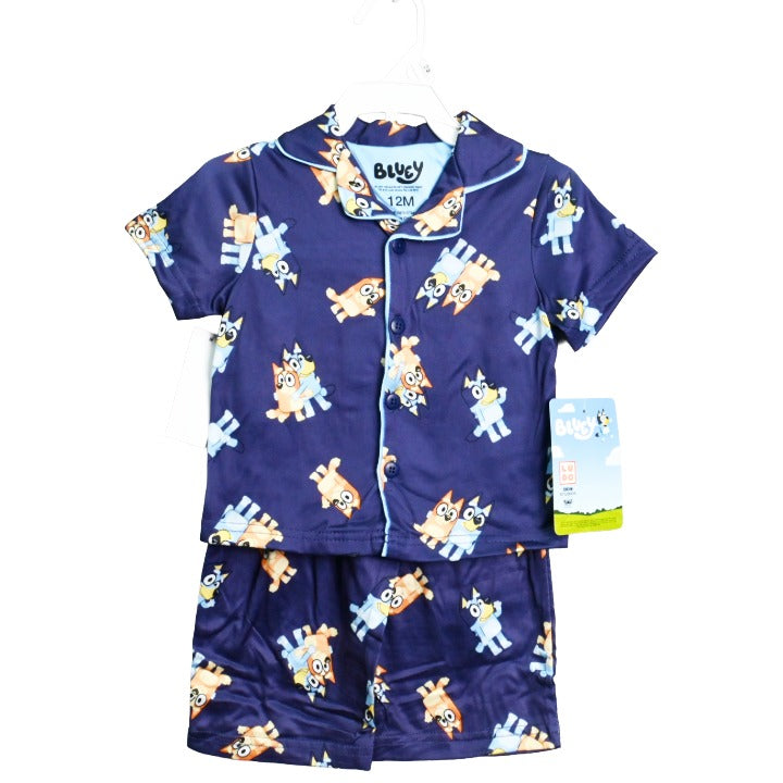 Moves Sz 12M,18M,24M 2pc Pajama Set Sleepwear C/P 6 Bluey