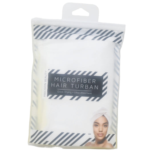WHITE QUICK DRY HAIR TURBAN/TOWEL C/P 72