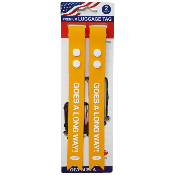 2pk Ylw Long Lug Tags C/P 72 Olympia