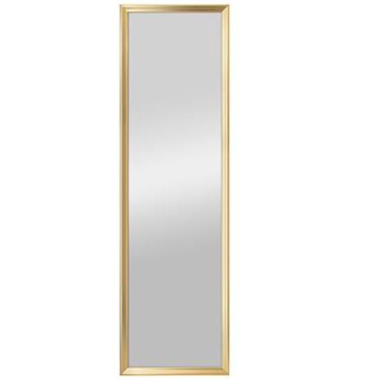 18.9x66" LARA GOLD LEANER FRAMED MIRROR C/P1