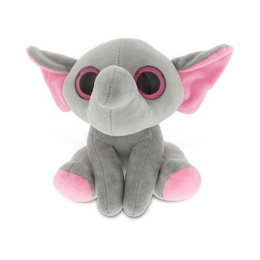 6" ELEPHANT SPARKLE EYES PLUSH C/P 60