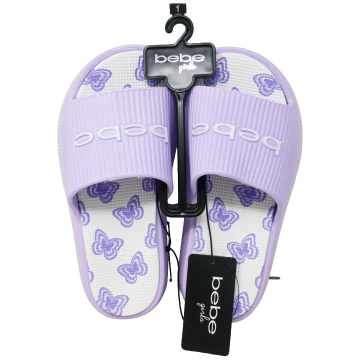 Girls Lilac Eva Platform Slides C/P 16 BEBE
