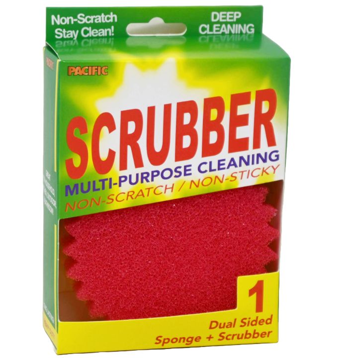 2-Sided Sponge Multi-Purpose Cleaning Scrubber C/P 24