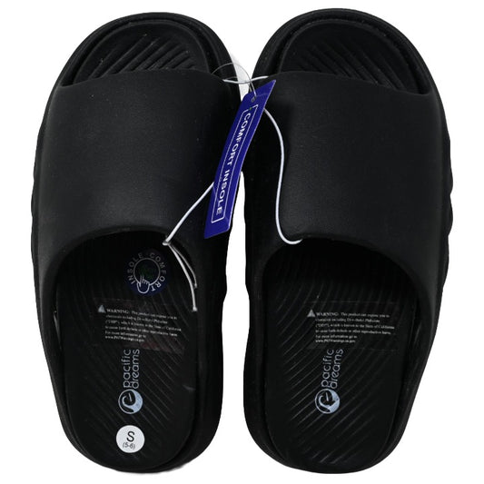 *OUTSIDE OF CA* BLACK WOMEN SLIDE SANDAL 3-ASST SIZE C/P 12