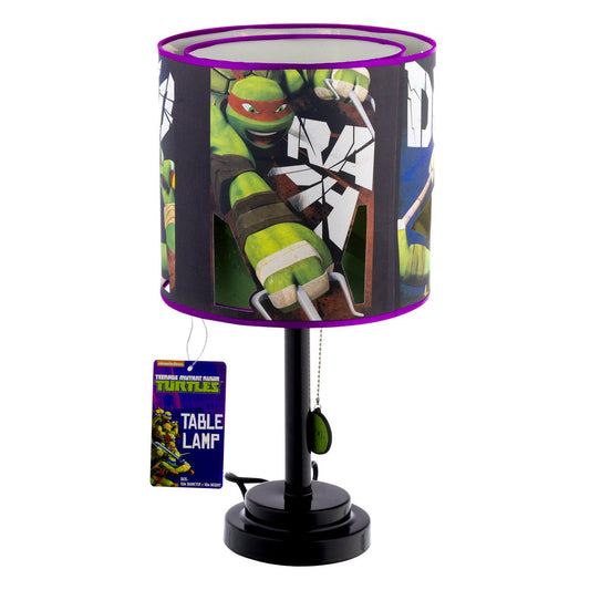 9"Dx18"H TM NINJA TURTLES TABLE LAMP C/P 2