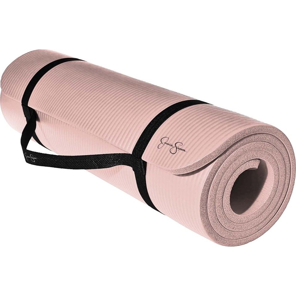 JESSICA SIMPSON 10mm NON-SLIP FITNESS YOGA MAT C/P 6