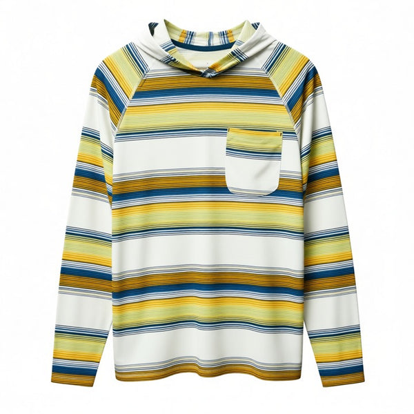 M-XXL EGGSHELL MULTI LONG SLEEVE PRINTED HOODIE C/P 12 HORIZON