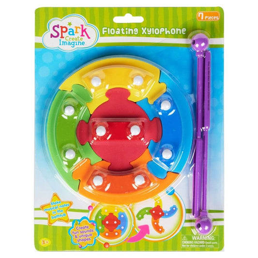 7pc BATH FLOATING XYLOPHONE SPARK CREATE IMAGINE C/P 6