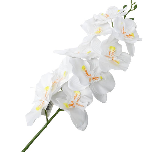 WHITE SATIN ORCHID SPRAY 9 FLOWERS 38" C/P 288