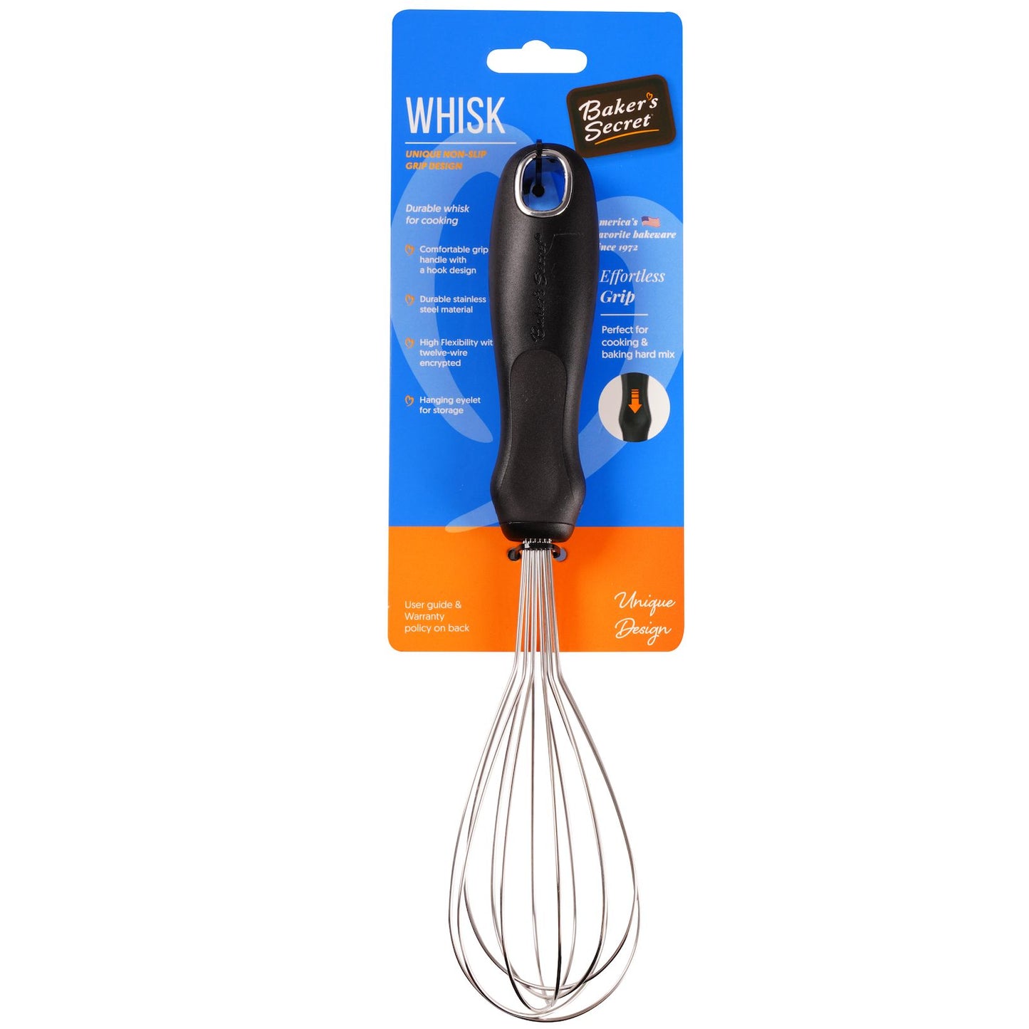 Baker's Secret Stainless Steel Whisk C/P 36