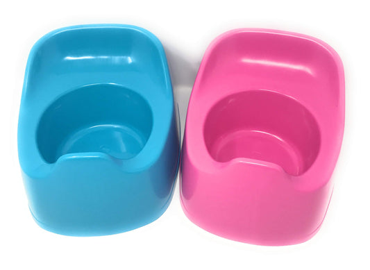 POTTY CHAIR  5.75''H PINK/BLUE C/P 36