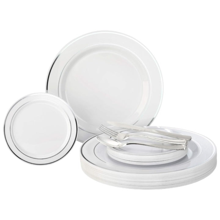 600pk Wht Slv Dinnerware Set C/P 1 Occasions