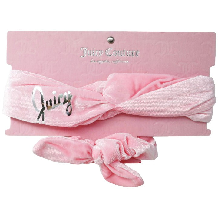 2pc LPnk Velvet Headband Scrunchie Set C/P 144 Inner Bag 36 Juicy Couture