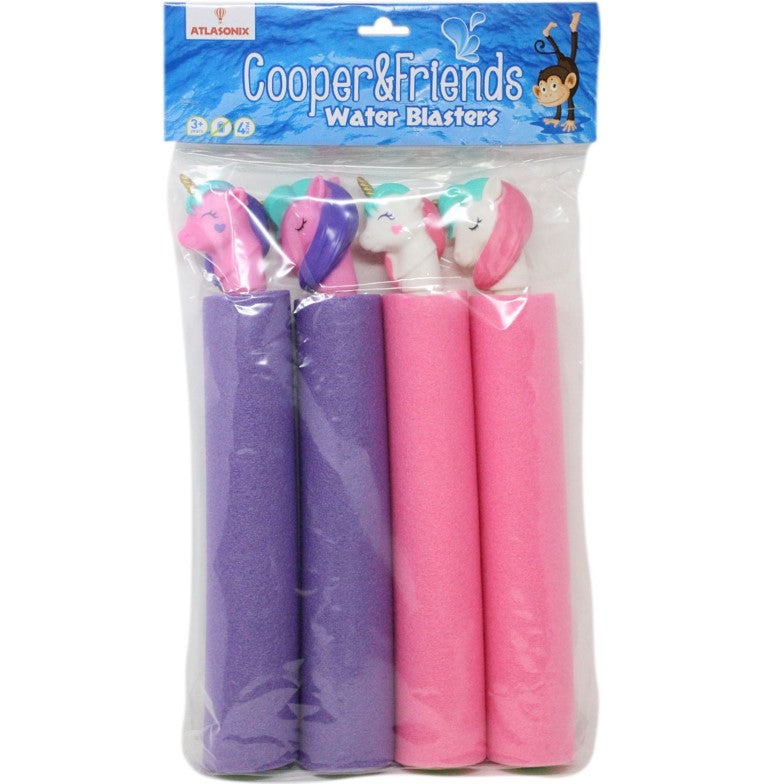 4pk UNICORNS COOPER & FRIENDS WATER BLASTER C/P 18