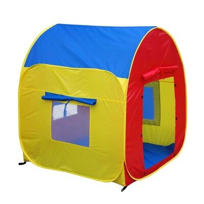 48 x 48" House Play Tent Mesh Windows Roll-Up Doors C/P 10