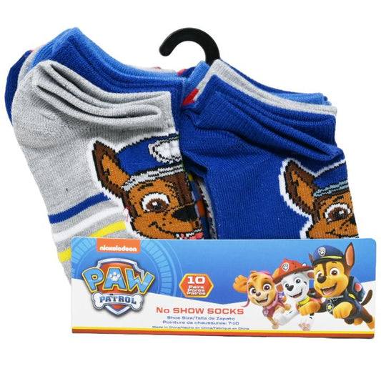 10pk PAW PATROL GOIN PLACES NS SOCKS SIZE 4-6 C/P 60