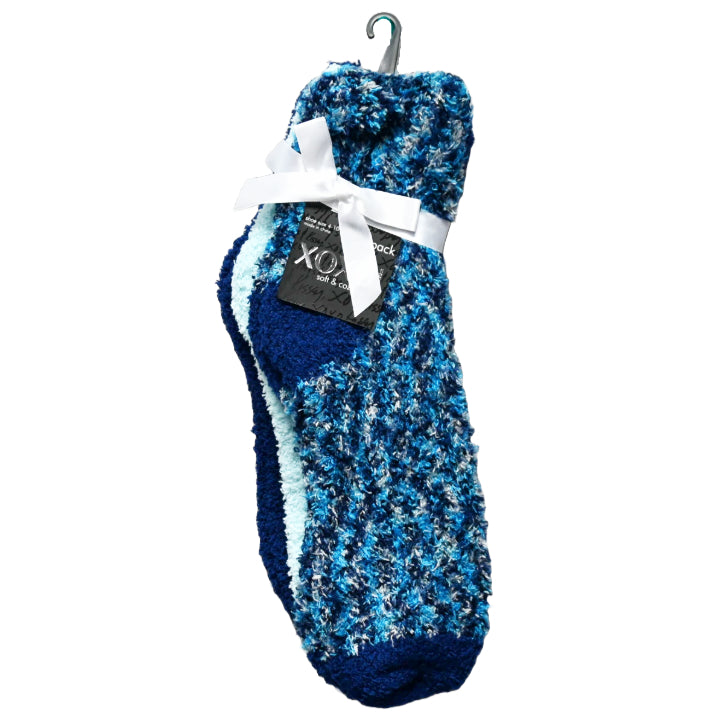 3pk XOXO LADIES ASST COZY SOCKS SIZE 4-10 C/P 48