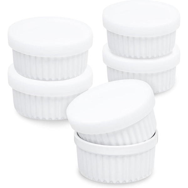 6pc Ramekin Set White C/P 1