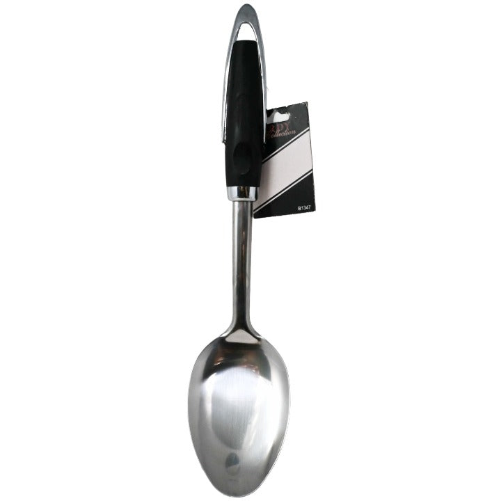 *AS IS*Serving Spoon  Blk Handle C/P 72