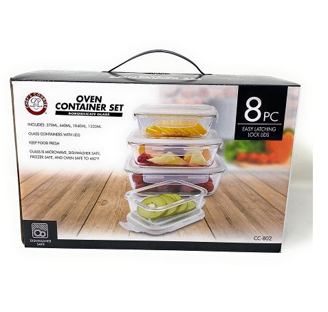 8pc Oven Storage Set C/P 4
