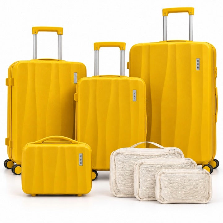 *Outside CA*7pc Ylw Luggage C/P 1