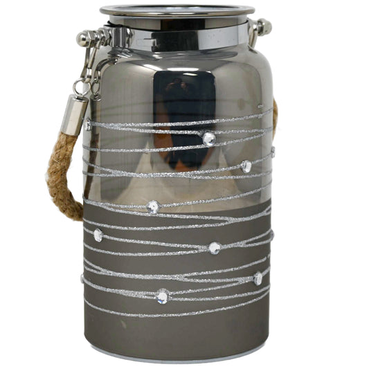 GLASS VASE W/LED STRING LIGHT W/O BATTERIES C/P 24