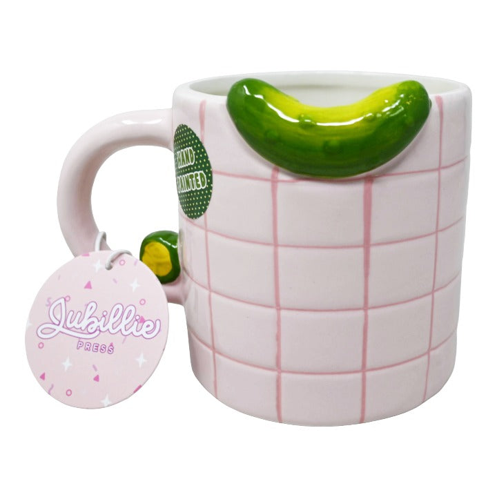CERAMIC PINK PICKLE BUDDY MUG JUBILLIE C/P 18