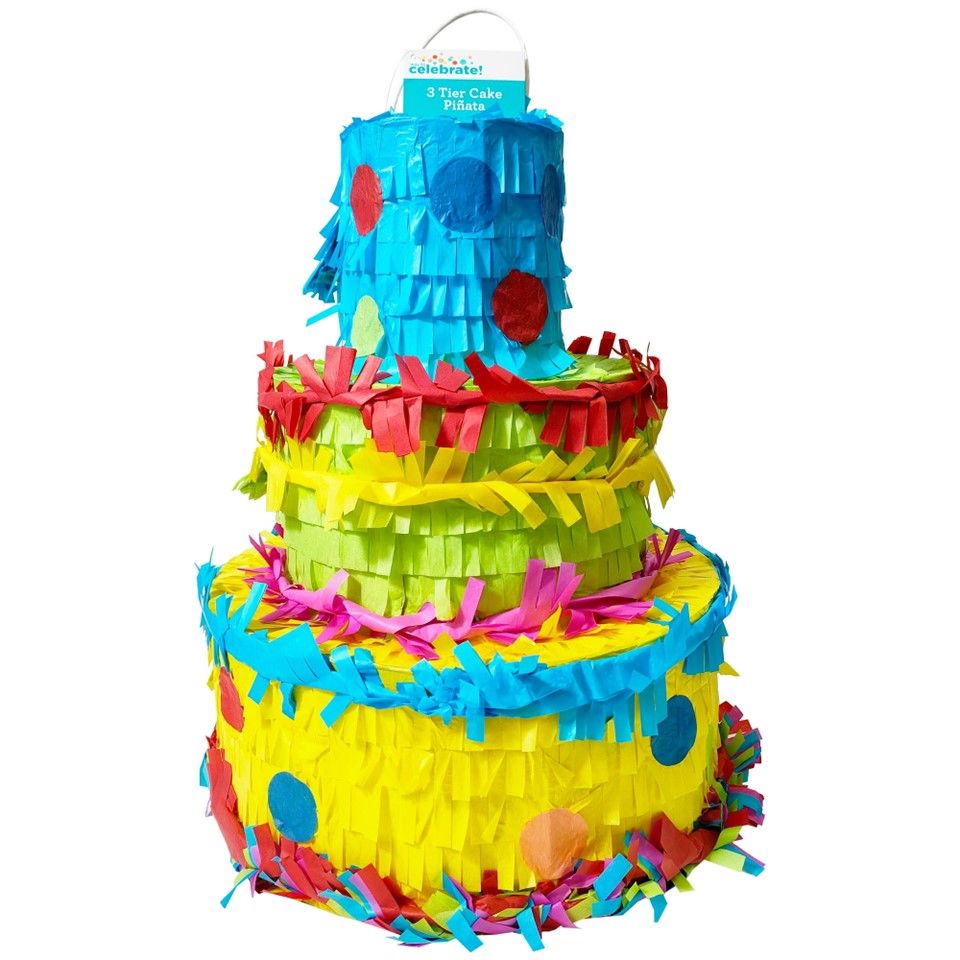 LUV HER 3 Tier Cake Pinata 13"x13"x18" C/P 4