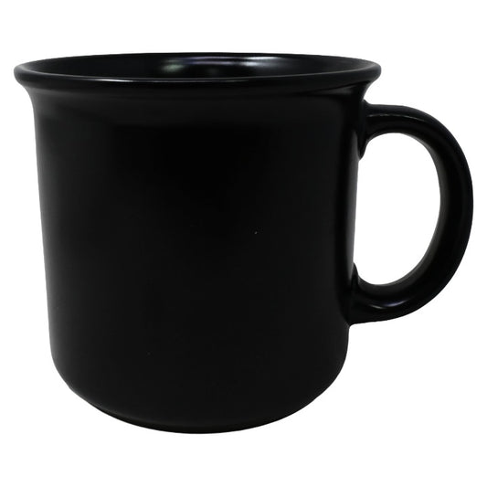Blk Camper Mug C/P 36 MRKT FINDS