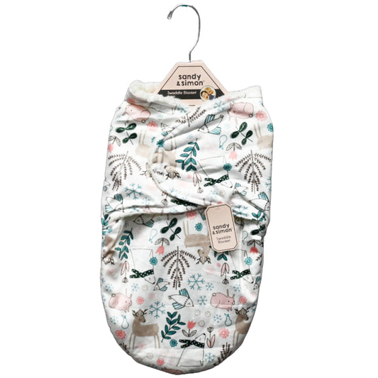 SINGLE SWADDLE - PRINTED MINK WINTER MULTI C/P 36