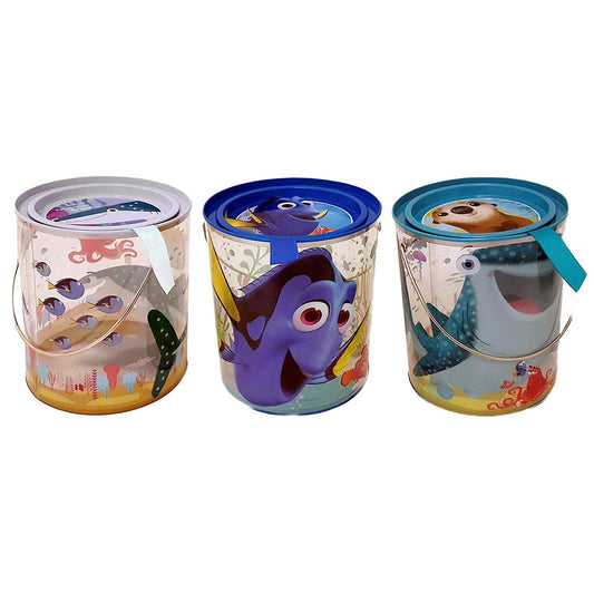 FINDING DORY PLASTIC ROUND CONTAINER C/P 12