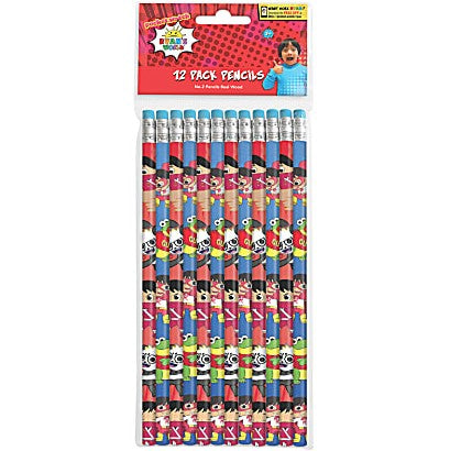 Ryan's World 12pk Pencils C/P 24