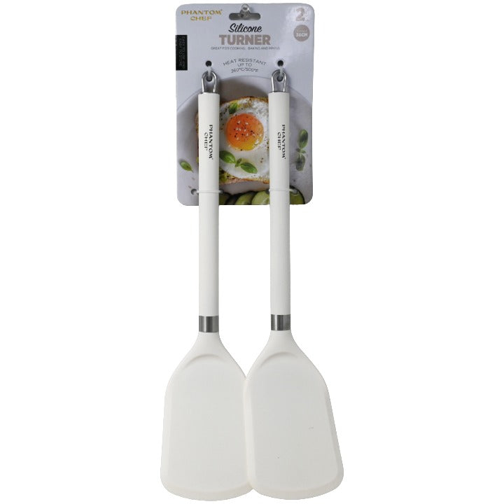 2pc Cream Spatula Set C/P 12 Phantom Chef