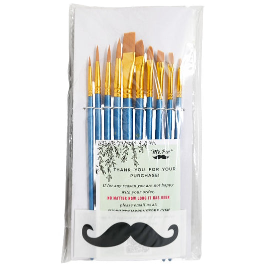 10pk Paint Brush Set C/P 72 Mr. Pen