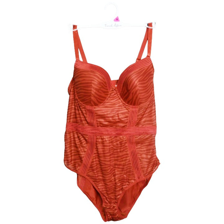 Brn Lace Bodysuit C/P 36 French Affair