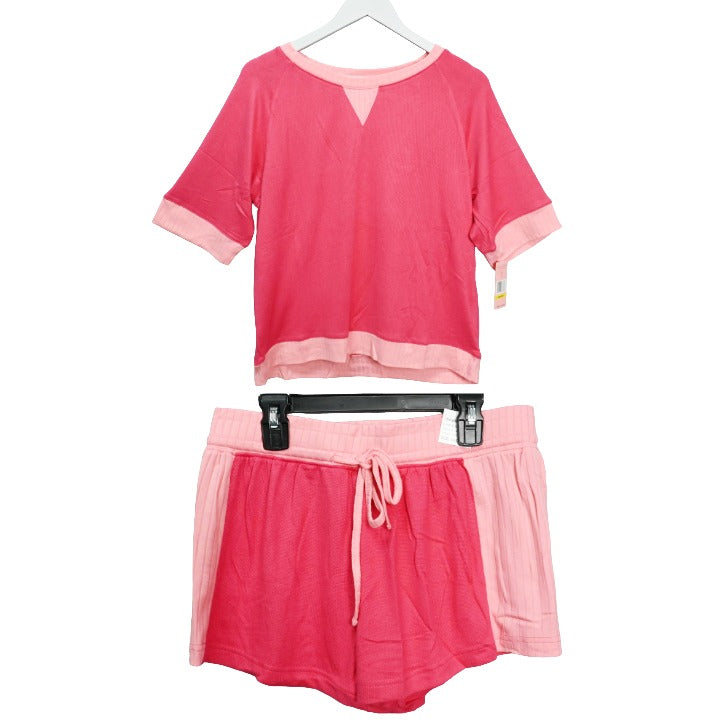 2pc Md Red Shirt Short Set C/P 30 Christian Siriano 