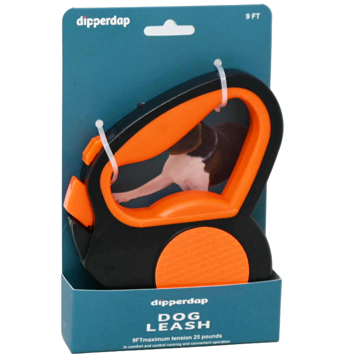 REFLECTIVE 9FT RETRACTABLE LEASH C/P 12