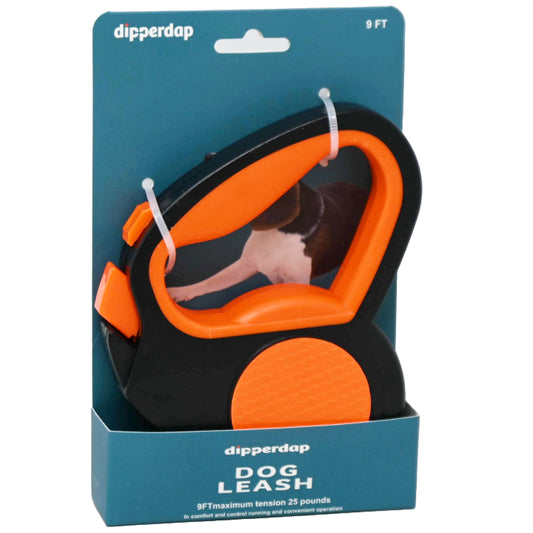 REFLECTIVE 9FT RETRACTABLE LEASH C/P 12
