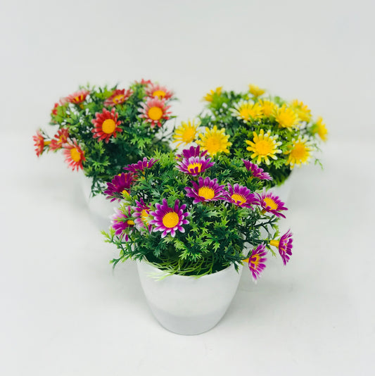 ARTIFICIAL FLOWER POT C/P 48