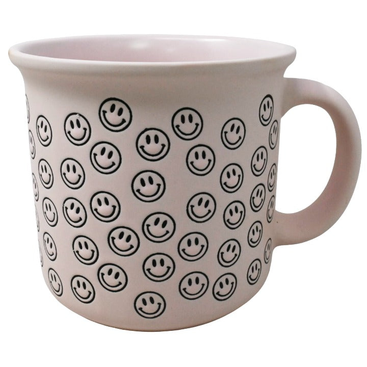 Pnk Smiley All-Over Mug C/P 36 MRKT FINDS