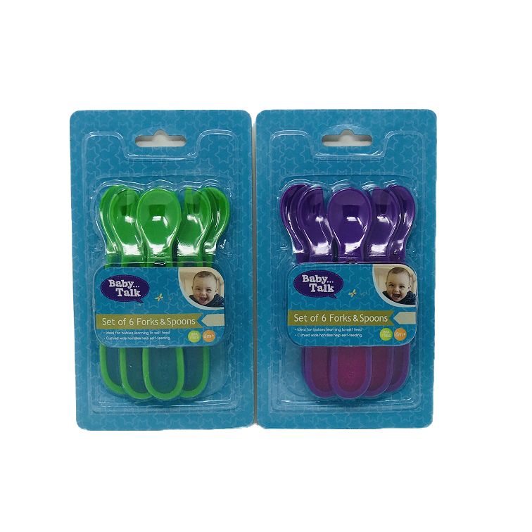 Baby 6pc Forks & Spoons C/P 36