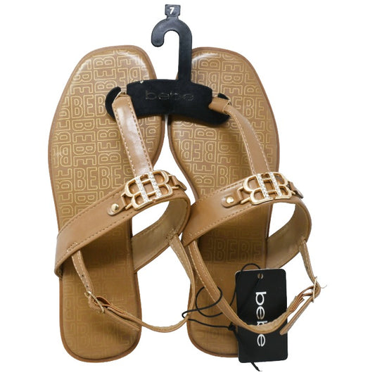 Womens Tan Fashion Sandals C/P 12 BEBE