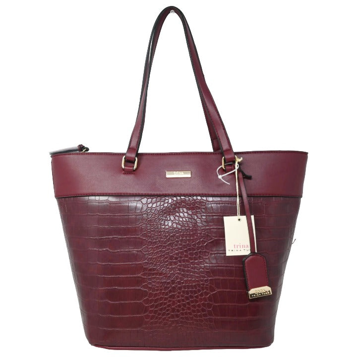*OUTSIDE CA* WINE LARGE TOTE BAG TRINA TURK C/P 6