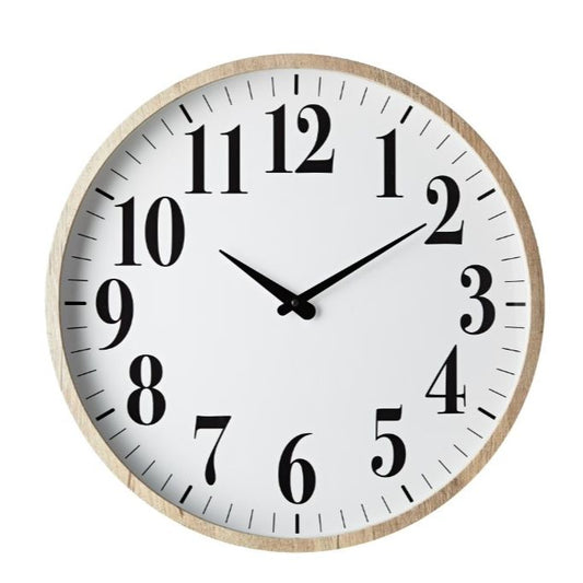 20" WOOD CLOCK C/P 2